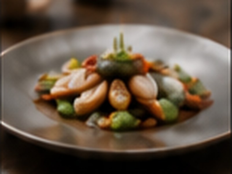 ホテルレストランの料理